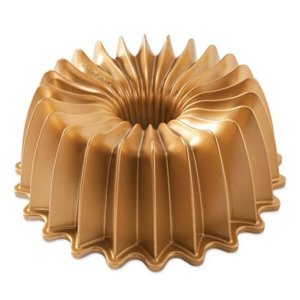 image 1 of Nordic Ware Brilliance Bundt Pan Gold