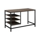 image 1 of Sunjoy Studio Space Desk Black | wood grain