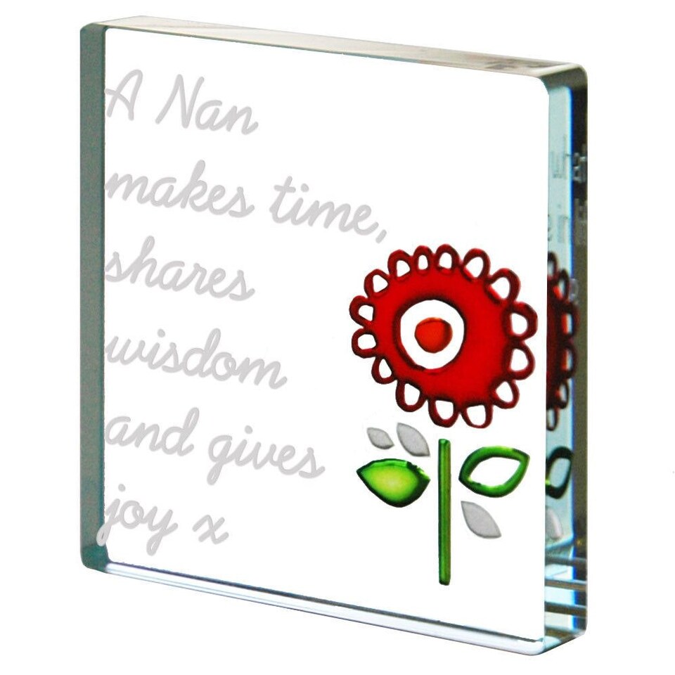 Spaceform Miniature Token Little Red Flower Nan  2150