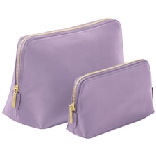 Bagbase Boutique Leather-Look PU Toiletry Bag - Lilac - M