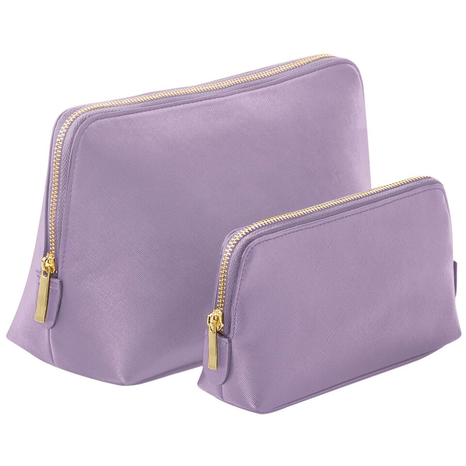 Bagbase Boutique Leather-Look PU Toiletry Bag - Lilac - M
