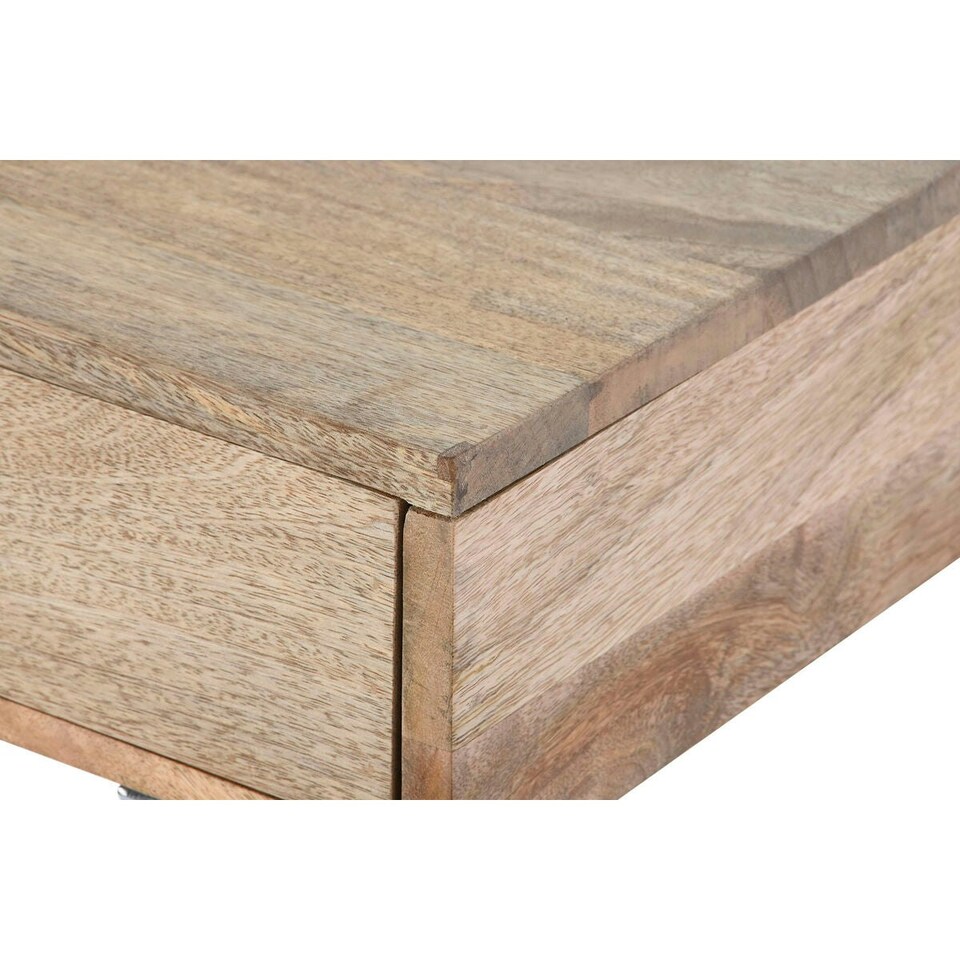 image 1 of Hall Table with Drawers Home ESPRIT Brown Silver Light brown 110 x 40 x 76 cm 110 x 41,5 x 76 cm (3 Pieces) N/A