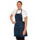 image 2 of Dennys Unisex Adult Le Chef Apron | Blue | Washed Indigo | One Size | 1
