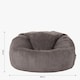 image 8 of Kingston Cord Adults Bean Bag Chair and Pouffe, Ready Filled Beanbag and Footstool Charcoal Grey | Grey | Charcoal Grey | 2