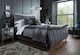 image 2 of Leona 5ft Kingsize Grey Plush Fabric Bed Frame | Grey | King