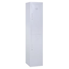 Vinsetto Locker Cabinet Storage Cold Rolled Steel w  Shelves Vertical Cupboard Grey 38 x 46 x 180 cm