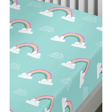 Bedlam Rainbow Unicorn Fitted Bed Sheet Multi
