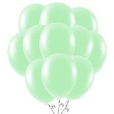 Mint Green Biodegradable Latex Balloons 23cm / 9 in - Pack of 50
