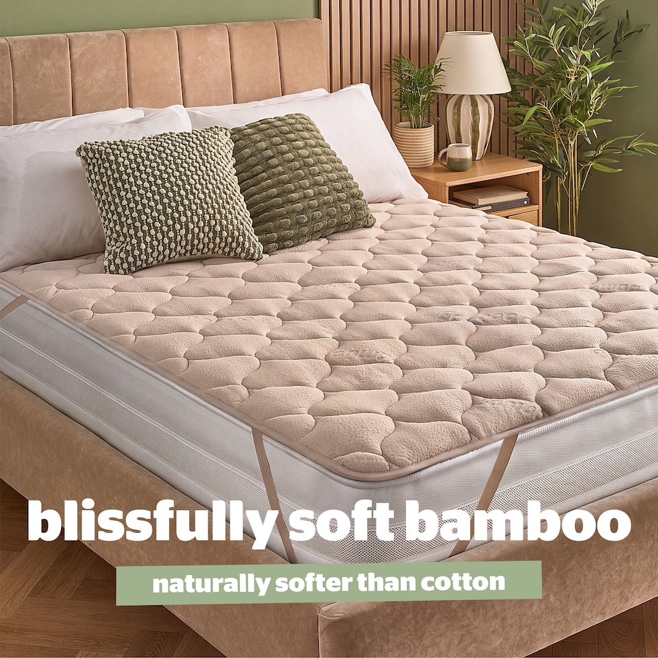 image 1 of Silentnight Bamboo Mattress Protector