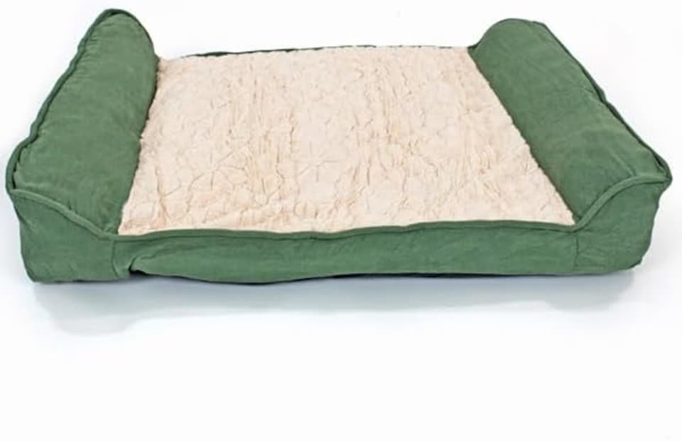 image 1 of Actiaspet - Deluxe Orthopaedic Dog Sofa Bed (Green, X Large)