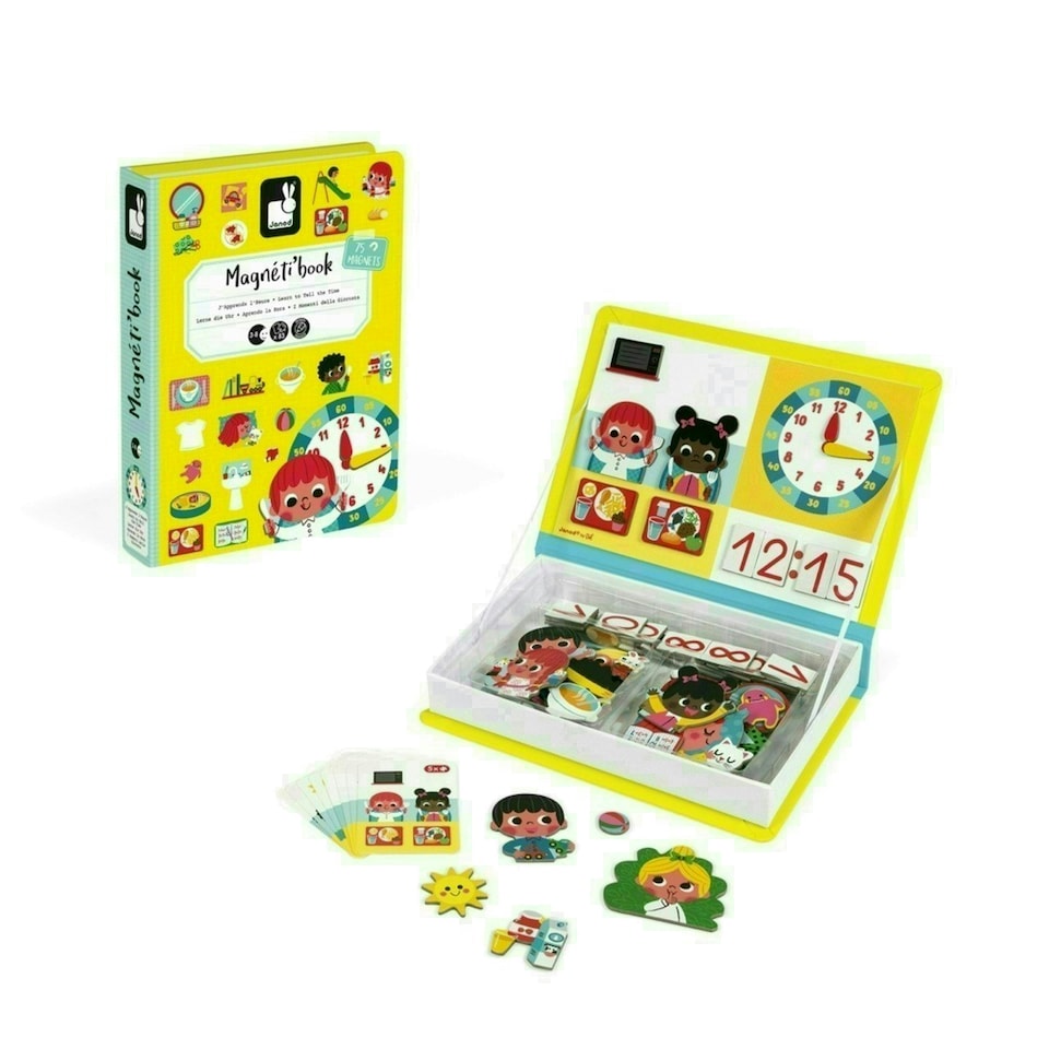 image 1 of Janod Tell The Time Magneti' Book
