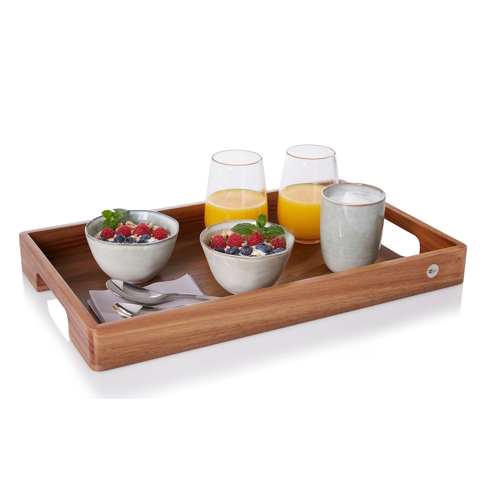 image 1 of AdHoc Acacia Wood Rectangle Serving tray - Brown