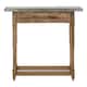 image 1 of Interiors By Premier Rustic Antique Design Console Table, Sturdy Build Hallway Table, Decorative Surface Modern Console Table Brown