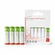 image 1 of Nedis 4 Pack AA 1.2V Rechargeable NiMH Battery - 2600 mAh