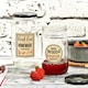 image 2 of 650ml Airtight Glass Storage Jars with Metal Lid | Clear | 4