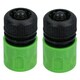 image 1 of 1/2" Quick Release Garden Hose Female Pipe Adapter With Stop Lock Fitting 2 Pack