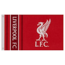 Liverpool FC Wordmark Flag - Red - One Size