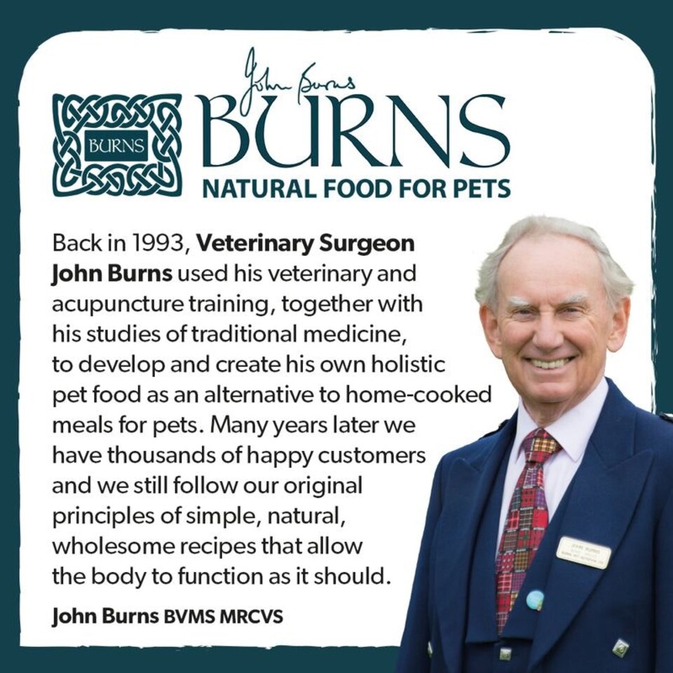 image 1 of Burns Senior+ Dry Dog Food - Chicken & Brown Rice 12kg