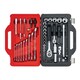 image 2 of Facom RSL.151-EPW82PB 82-Piece 1/4in & 1/2in Drive Metric Socket Set in TWIN BOX Case.