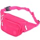 image 1 of Lorenz Crinkled Nylon Bum Bag / Waist Bag / Money Holder | Pink | Pink