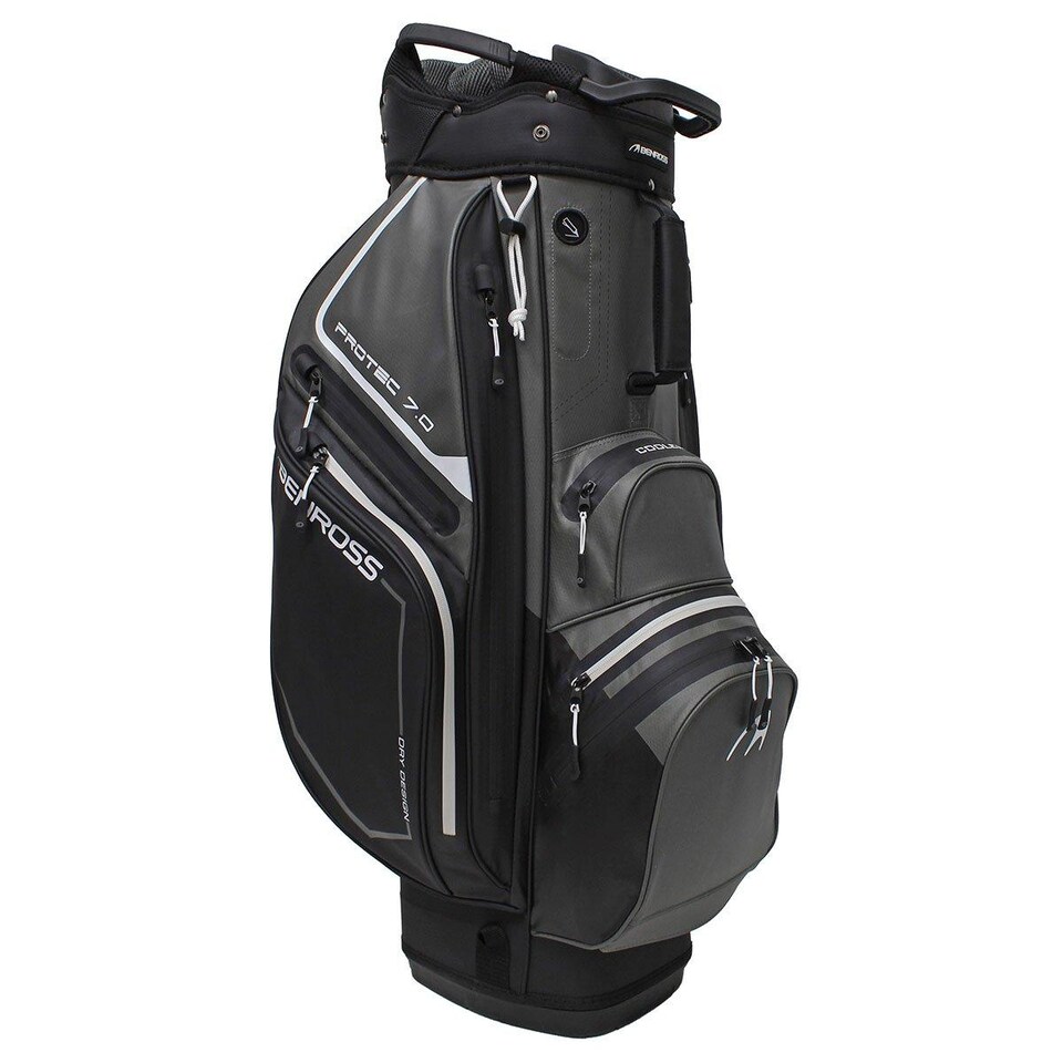 image 1 of Benross ProTec 7.0 Waterproof Golf Cart Bag - Black/Grey