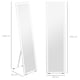 image 5 of HOMCOM Full Length Mirror with LED Lights, 15040cm Floor Mirror, Free Standing, Wall Mounted or Leaning, Full Size Body Mirror with Dimmable and 3 Colour Lighting for Bedroom, 33W, White