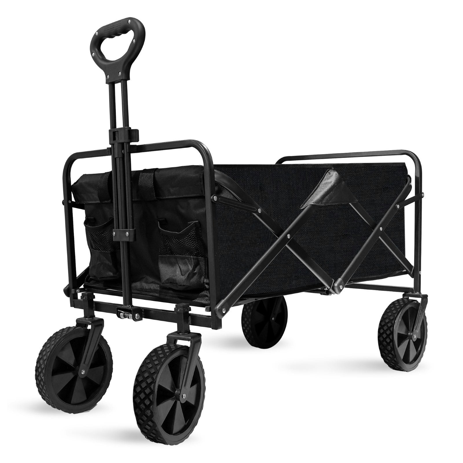 Alivio 70kg Foldable Heavy Duty Wagon Cart – Outdoor Garden Trolley for Yard, Lawn & Utility Use
