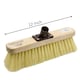 image 4 of Sweeping Brush Indoor Kitchen Broom with Soft Crimped Synthetic Bristles and Wooden Handle