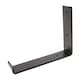 image 1 of Hammer & Tongs Scaffold Board Iron Shelf Bracket - D235mm - Black
