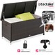 image 3 of Storage Box Kiruna - rattan garden furniture cushion storage 120 x 55 x 61.5 cm Brown