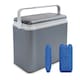 image 1 of 24L Insulated Coloured Cooler Box With 2 Ice Packs | Grey | 1