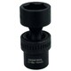 image 4 of 19mm 3/8in Drive Universal Swivel Wobble Metric Impact Shallow Socket