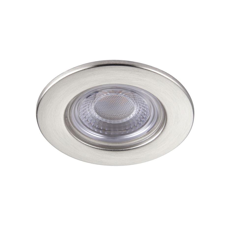 image 1 of Set of 20 Satin Nickel Fire Rated 6W LED 4000K Recessed Downlights