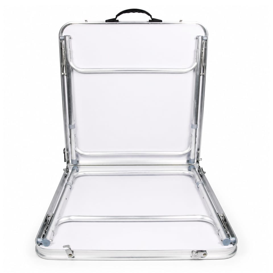 image 1 of 6ft Folding Outdoor Camping Kitchen Worktop Table Portable Food Prep Station