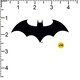 image 2 of Batman Deluxe Stickers (Pack of 50) - Multicoloured - One Size