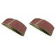 image 1 of Belt Power Finger File Sander Abrasive Sanding Belts 533mm x 75mm 60 Grit 10 PK