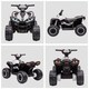 image 8 of HOMCOM 12V Electric Quad Bike for Kids Ride On Car ATV Toy, with Forward Reverse Functions, LED Lights, Music, for Ages 3-5 Years - White