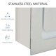 image 8 of kleankin LED Lighted Bathroom Mirror Cabinet W/ LED Lights Shelves Wall-mounted