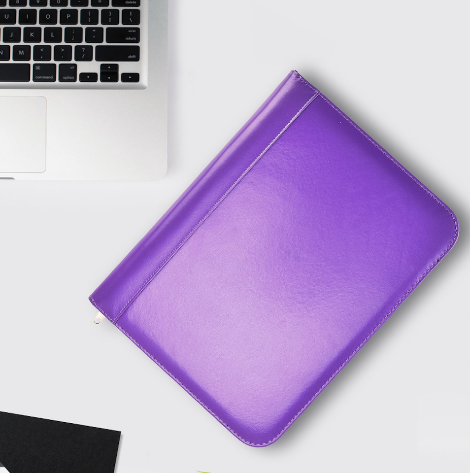 image 1 of ARPAN A4 Conference Folder Portfolio – Executive Business Organiser with Calculator, Writing Pad, Pen Holder & Document Storage for Office, Meetings & Interviews