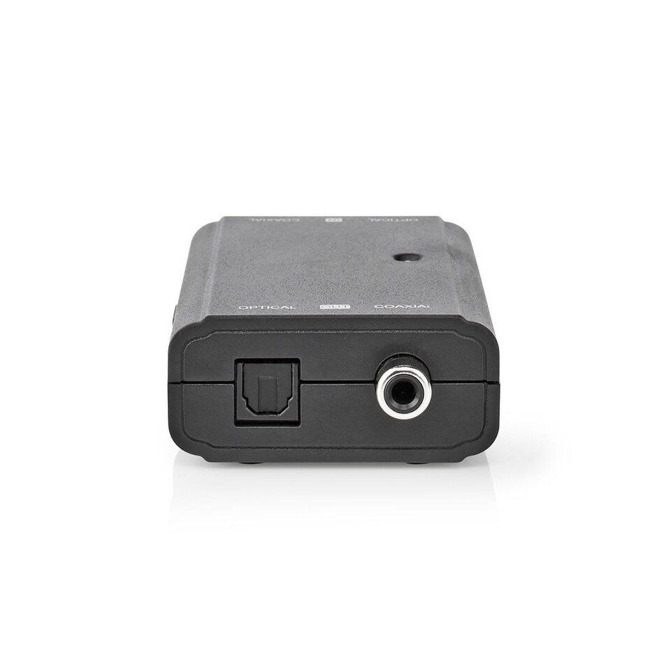 image 1 of Nedis Digital Audio Converter, Bi-Directional Toslink Optical to Coaxial RCA S/P-DIF DAC, Converts Coaxial to Optical & Vise versa, Supports Dolby Digital 5.1 DTS AAC