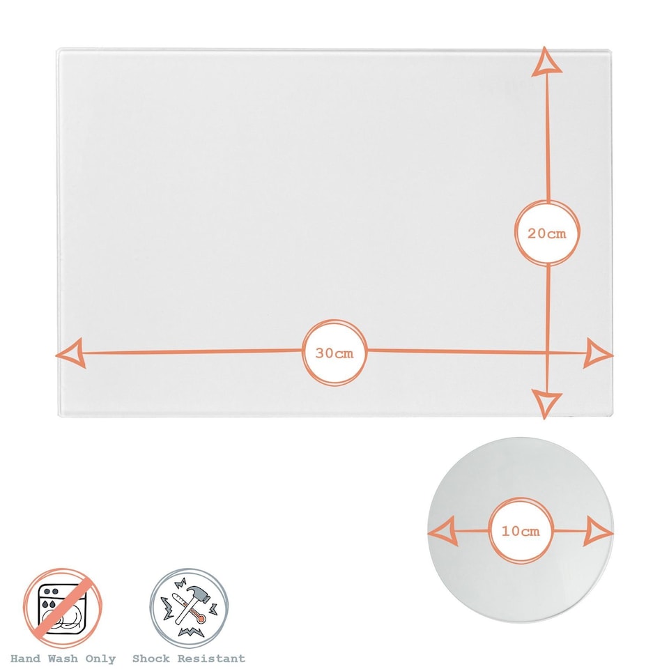 image 1 of Harbour Housewares 12 Piece Glass Placemats & Round Coasters Set - 30 x 20cm - Grey | Grey | Grey