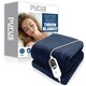 image 1 of Purus Electric Heated Fleece Blanket Throw 160x120cm - Blue Blue