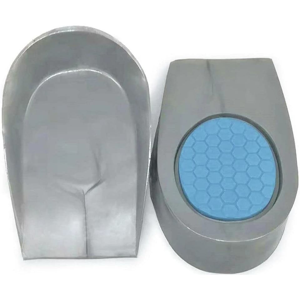 image 1 of Ultimate Performance Ultimate Gel Cushion Heel Pads (Pair), Large/X-Large, Grey/Blue