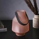 image 2 of Hestia Battery Operated Portable Lantern Frosted Pink