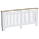 image 1 of Vida Designs Arlington Radiator Cover Painted MDF Slatted Cabinet, White, 172cm