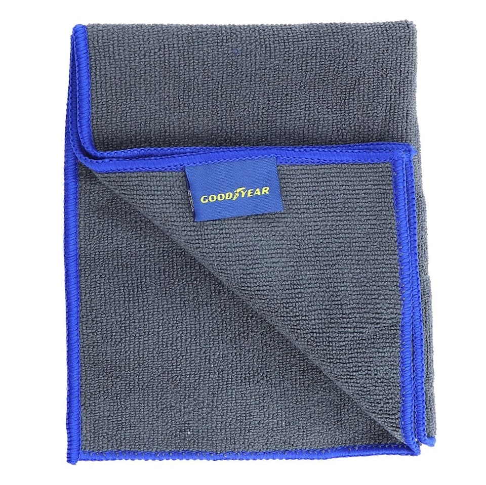 image 1 of 12Pcs Goodyear Microfibre Car Cloth Set Wash Buff Cleaning Drying Towel 40x30cm | Blue