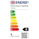 image 6 of Set of 2 Unite - Black LED Outdoor Porch Wall Lights Black | Clear