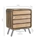 image 5 of Aaron Metal and Wood 4 Drawer Chest