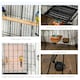 image 4 of PawHut 1.53(m) Bird Cage, Parrot Finch Macaw Conure w/ Perch, Wheels, Stand