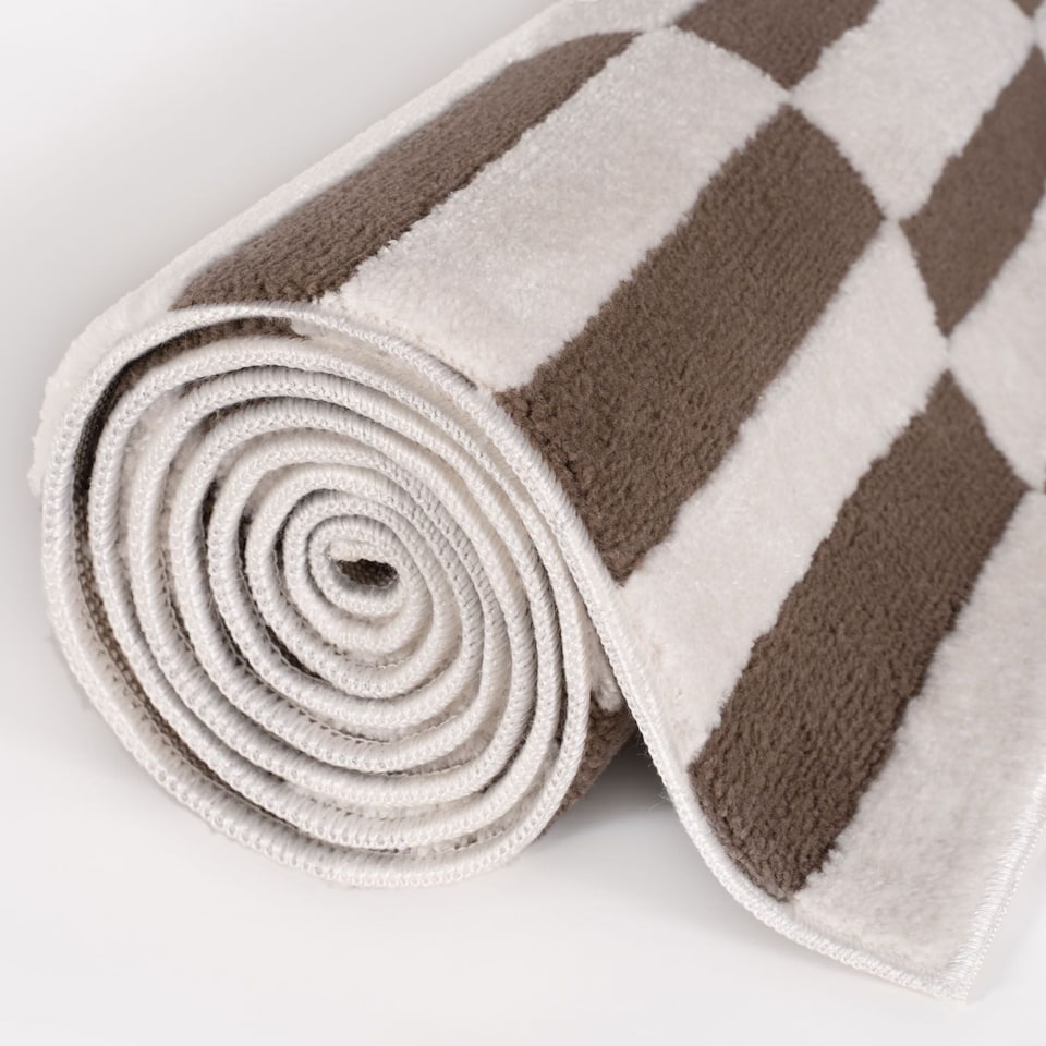 image 1 of The Rugs Loft Collection Striped Living Room Area Floor Rug and Runners Soft Pile